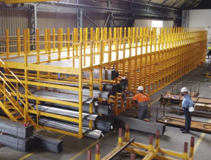 almacenaje de productos largos